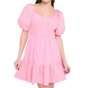 PETAL EMBRACE DRESS - PINK